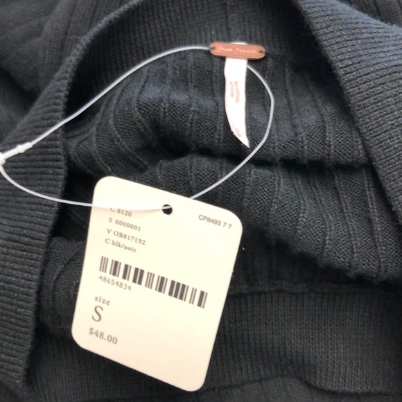 Free People Skyline Skirt NWT Small Midi Black - Picture 7 of 8